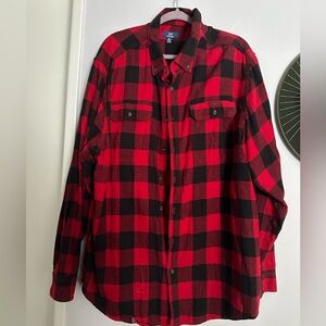 Black and Red Checkered shirt 2x